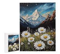 5000 Pezzi di Puzzle, Daisy della montagna5000 Pezzi di Puzzle per Adulti, Regalo di Anniversario e Natale, Decorazione Della Casa, Prevenzione Della Degenerazione Cerebrale Negli Anziani v-755