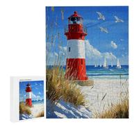 5000 Pezzi di Puzzle, Faro5000 Pezzi di Puzzle per Adulti, Regalo di Anniversario, Regalo di Natale, Decorazione Della Casa, Prevenzione Della Degenerazione Cerebrale Negli Anziani v-123