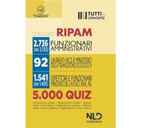5000 quiz di logica RIPAM. Oltre 5000 quiz per la prova scritta dei concorsi 2736 Funzionari Amministrativi + 92 Agenzia Italiana Ministero della Transizione Italiana + 1541 Ispettori e Funzionari...