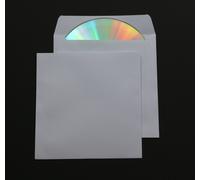 5000 St Deluxe Carta CD/DVD/Blu-Ray Copertine Con Patta 90 Tg. Carta 125x125 MM