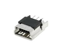 500075-1517 femmina USB B mini su PCB THT PIN: 5 dritti MOLEX