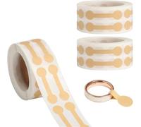 5000PCS 10 rotoli di carta kraft Prezzo adesivi per piccole imprese gioielli etichette autoadesive vuoto adesivo