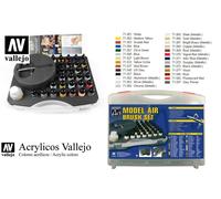 50012 MODEL AIR 71172 COLOR SET AND AIRBRUSH