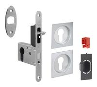 500345 Q.TA' 1 KIT MANIGLIE QUADRO PORTA SCORR CILINDRO EASY G500T BCO
