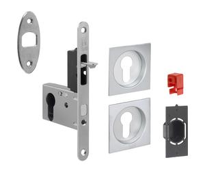 500345 Q.TA' 1 KIT MANIGLIE QUADRO PORTA SCORR CILINDRO EASY G500T BCO