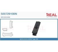 50072910BN REAL Interruttore, Alzacristallo per MERCEDES-BENZ