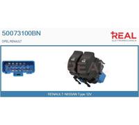 50073100BN REAL Interruttore, Alzacristallo per OPEL,RENAULT