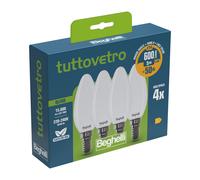 500919 Q.TA' 10 BEGHELLI LED OLIVA E14 5W 58053 CALDA 3000K 4