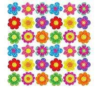 500Counts Glittering Flower Sticker For Scrapbooking Journal Adhesive Sealing Label For Seal Envelope Wrapping Inspirational For Students