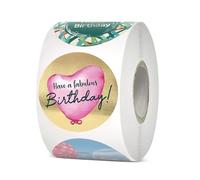 500Counts Happy Mother's Day Seal Sticker 2,5 cm etichette da imballaggio per sigillare buste scatole di carte festa della mamma imballaggio decorazione della casa