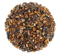 500g cristallo di Occhio di tigre Pietra schiacciato naturale, chip di cristalli di guarigione di patatine fritte al Occhio di tigre sfuso, Pietre levigate per Cristalloterapia e Reiki, Artigianato