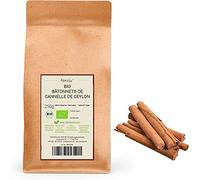 500g di cannella di Ceylon BIO intera - bastoncini di cannella di Ceylon interi (ca. 10 pz.) a bassissimo contenuto di cumarina, senza additivi - in confezione biodegradabile