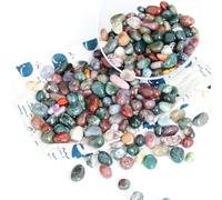 500g di Cristallo di Diaspro Oceanico Pietra schiacciato Naturale, Chip Cristalli di guarigione di Patatine Fritte al Diaspro Oceanico Sfuso, Pietre levigate per Cristalloterapia e Reiki, Artigianato