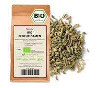 500g di semi di finocchio interi BIO, senza additivi - finocchio aromatico come base per un benefico tè di finocchio BIO - confezionato in un imballaggio ecologico