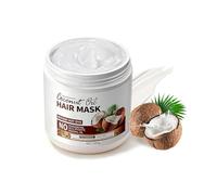 500g Mascarilla de Aceite de Coco, Strengthen&Nutre & Suaviza Mascarilla Capilar, Nutritiva, Hidratante, Dejándolo Suave, Nutre Intensamente El Pelo Seco Y Teñido, para Todo Tipo Pelo