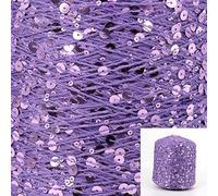 500G/matassette di Cotone Paillettes Filato 6mm + 3mm Paillettes Filati per Maglieria A Mano Filo di Lusso Glitter Corda Morbida Materiale FAI DA TE