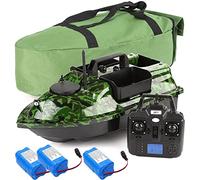 500M 3 tramogge GPS barchino carpfishing Bait Boat Carp Hook Post barca da pesca, sensore LCD Fishfinder, con borsa, 12000mAh Batteria di grande capacità, regala antenne, eliche e altri piccoli regali