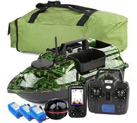 500M GPS barchino carpfishing Bait Boat Carp Hook Post barca da pesca, sensore LCD Fishfinder, con borsa, 12000mAh Batteria di grande capacità, regala antenne, eliche e altri piccoli regali, one key r