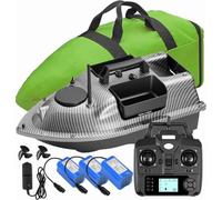 500M GPS barchino carpfishing Bait Boat Carp Hook Post barca da pesca, sensore LCD Fishfinder, con borsa, 12000mAh Batteria di grande capacità, regala antenne, eliche e altri piccoli regali, one key r
