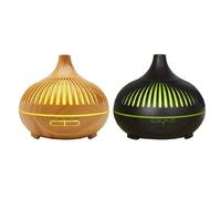 500ML DIFFUSORE DI AROMI UMIDIFICATORE AROMATERAPIA OLI ESSENZIALI 7 COLORI LED