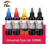 (500ML injectables) For HP 301 304 305 302Xl Printer Dye Ink refill for Deskjet 2540 2050 2510 2620 2630 2632 5030 5020 3720 3730 Printer 4 Colors