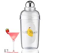 500ml Shaker per cocktail in plastica, miscelatore per bevande manuale a prova perdite Bobas tazza per agitare il tè shaker per Baristas antispruzzo con bilancia per negozio di tè