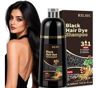 500ML Shampoo Colorante Nero per Donna Uomo per Capelli Bianchi