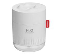 500ml Umidificatore Luce Bianco da Notturna Tavolo | Spruzzo Continuo e Intermittente, Alimentazione Usb, Design Montagna, Materiali Abs Pp PC Silicone