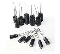 500PCS 0.1uF~1000uF Electrolytic Capacitors Assorted Aluminum Kit Box 10V 16V 25V 50V 24 Kinds Capacitor Set MQXFCZUX
