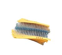 500pcs 1/4W 50 Kinds resistor set,1% Metal Film Resistor Pack,0.25W 1ohm - 10M diy electronic resistors assorted Kit NWPNLXEA(Kit Without box)