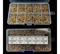 500pcs 10 Valori 50V Multistrato Ceramica Condensatore Assortimento Kit