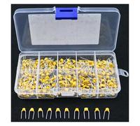 500pcs 10 Values Each 50 0.1uF-10uF(104~106) 50V Multilayer Ceramic Capacitor Assorted Kit Assortment Set with Storage Box ICXLPMC