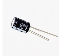 500pcs 220uF 50V entigrade Radial Electrolytic Capacitor 50v220uf 10 x 13mm ICXLPMC