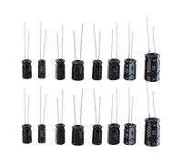 500pcs 24Value 10V 16V 25V 50V 0.1UF-1000UF condensatore elettrolitico Kit