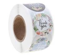 500pcs 4 disegni floreali di ringraziamento adesivi festa di nozze fatti a mano scrapbooking imballaggio regalo etichette di cancelleria decorazione sigilli adesivi per contenitori