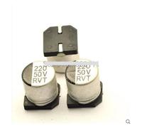 500PCS-50PCS 220UF 50V SMD Aluminum Electrolytic Capacitor 50V220UF 10 * 10.2MM ZDVHOMCB(100PCS)