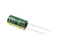 500pcs 6.3V2200UF Radial Electrolytic Capacitor 2200UF 6.3V 10 * 20mm PKNVKZIDK