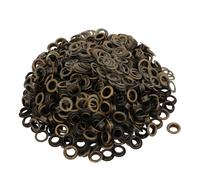 500pcs 6mm 'occhio di ottone i passacavi Tono bronzo per abiti pelle tela