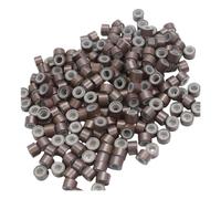 500pcs Alluminio Piccole Perle Per Estensioni Dei Capelli Anelli Foderati In Silicone Professionale Salon Strumento Per Lo Styling Strumenti di