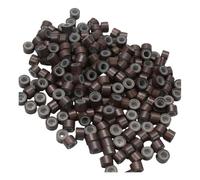 500pcs Alluminio Piccole Perle Per Estensioni Dei Capelli Anelli Foderati In Silicone Professionale Salon Strumento Per Lo Styling Strumenti di