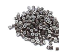 500pcs Alluminio Piccole Perle Per Estensioni Dei Capelli Anelli Foderati In Silicone Professionale Salon Strumento Per Lo Styling Strumenti di