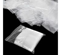 500Pcs Bustine in Plastica Trasparente, Sacchetti Trasparenti con Chiusura a Zip, Borsa con Chiusura a Cerniera Rigida Riutilizzabile, per conservare semi di gioielli e piccoli accessori, 7x 5cm