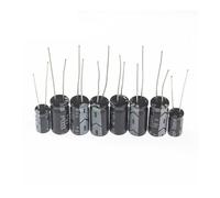 500PCS Capacitors 0.1uF~1000uF Aluminum Electrolytic Capacitors Kit 10V 16V 25V 50V 24 Kinds Capacitor Set AUOQKQUT