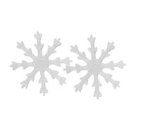 500pcs Christmas Snowflakes Ornaments | 2.7cm Cloth Confetti for Holiday Decor/Party Table Scatter | Reusable Snowflake Decorations for Christmas Tree/Birthday/Seasonal (500 pieces/pack large