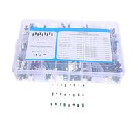 500Pcs Electrolytic Capacitor Assortment Kit with Storage Box Aluminum Capacitors for Electronics Repair DIY Projects LCD Monitor Compatibility High-Temperature Resistant