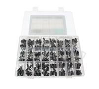 500PCS Electrolytic Capacitors 0.1uF~1000uF Assorted Aluminum Kit Box, 10V 16V 25V 50V 24 Kinds Capacitor Set for Electronic DIY MQXFCZUX