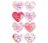 500PCS Fiore Adesivo 2,5 cm Felice Festa Della Mamma Etichetta di Imballaggio Adesivo per Sigillo Busta Scatola di Carta