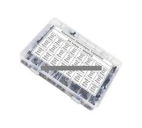 500Pcs/lot 0.1UF-1000UF 24Values 16V-50V Mix Aluminum Electrolytic Capacitor Assorted Kit And Storage Box NWPNLXEA