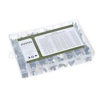 500Pcs/lot 0.1UF-1000UF 24Values Aluminum Electrolytic Capacitors 16-50V mix Electrolytic capacitor Assorted kit RUAJOGYNVM