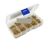 500PCS/LOT 10 Values*50pcs 0.1uf-10uf(104~106) 50v Multilayer Ceramic Capacitors Assorted Kit Assortment Set With Storage Box CZAOINCU